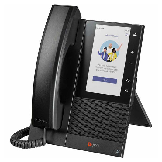 HP Poly CCX 505 Business Media Phone for Microsoft Teams and PoE-enabled - 849A5AA#ABA