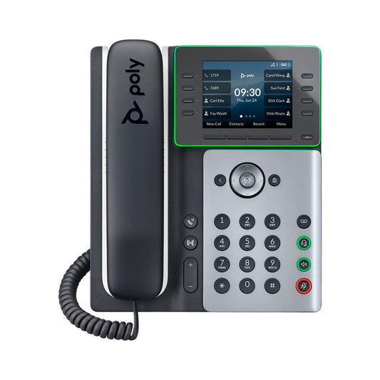 HP Poly Edge E300 IP Phone and PoE-enabled with Power Supply - 89B51AA#ABA