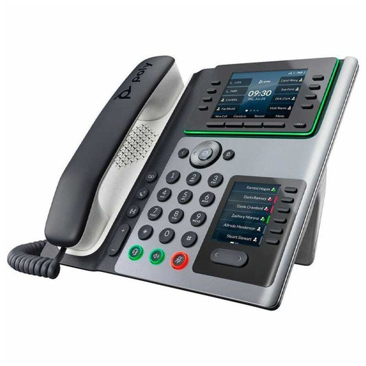 HP Poly Edge E450 IP Phone and PoE-enabled w/PSU - 89B55AA#ABA