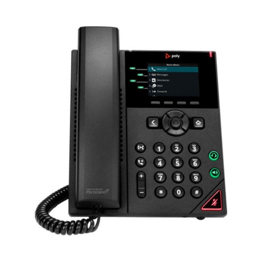 HP Poly VVX 250 IP Phone and PoE-enabled TAA ALL - 89B64AA#ABA