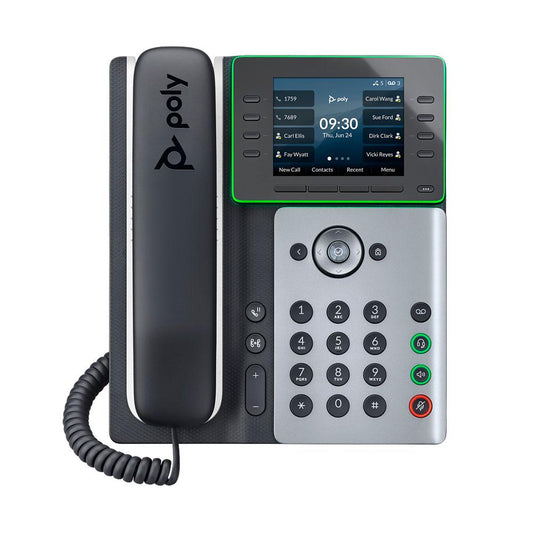 HP Poly Edge E320 IP Phone and PoE-enabled, GSA/TAA - 8F3G7AA