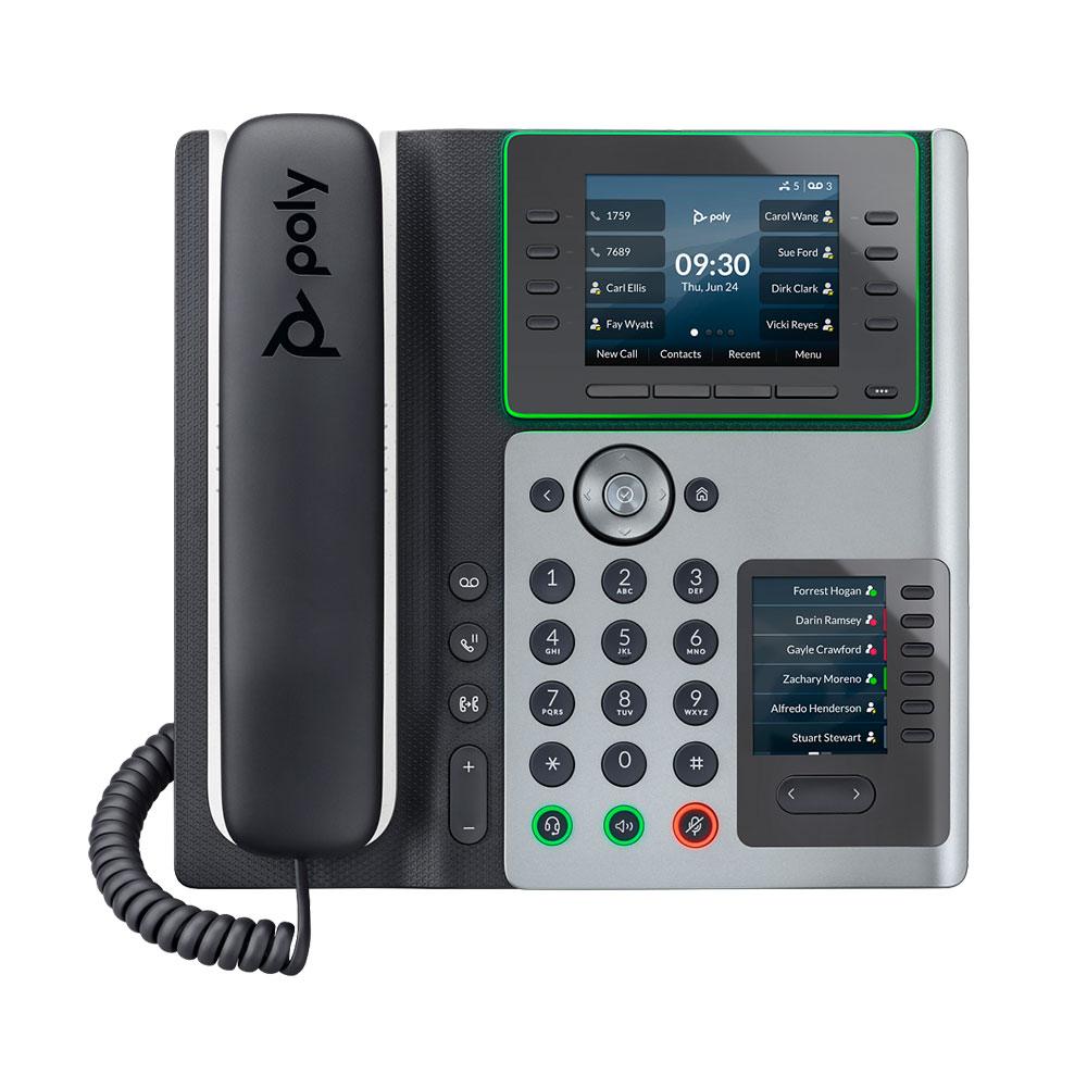 HP Poly Edge E400 IP Phone and PoE-enabled, GSA/TAA - 8F3H2AA