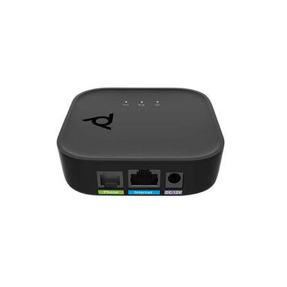 HP Poly ATA 400 1FXS Voice Port VoIP Adapter with Open SIP and Power Supply - 8F3H4AA#ABA