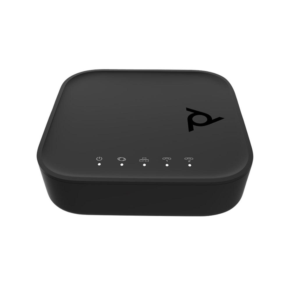 HP Poly ATA 402 2FXS Voice Port VoIP Adapter with Open SIP and Power Supply - 8F3H5AA#ABA
