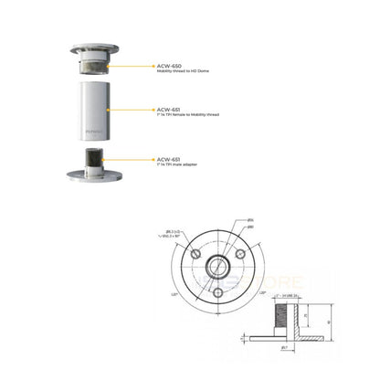 Peplink 1" 14TPI male adapter - ACW-652