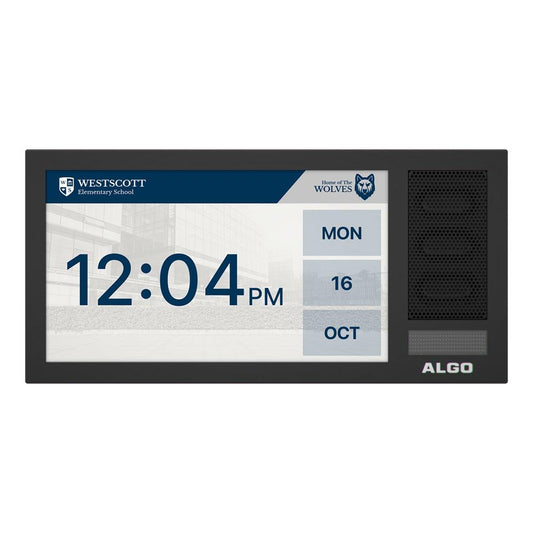 Algo 8410 IP Digital Display with Speaker - Single Sided