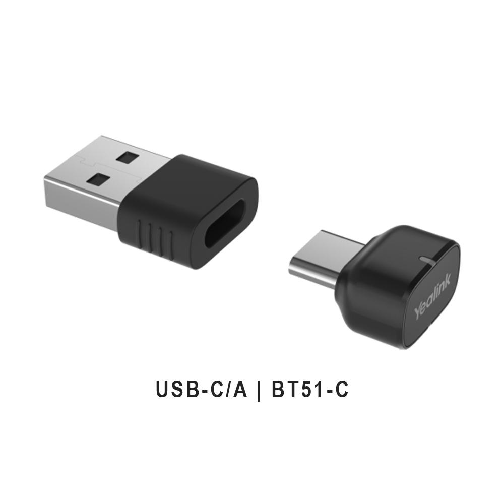Yealink BH76 Plus with Charging Stand UC Black USB-C/A - 1208700
