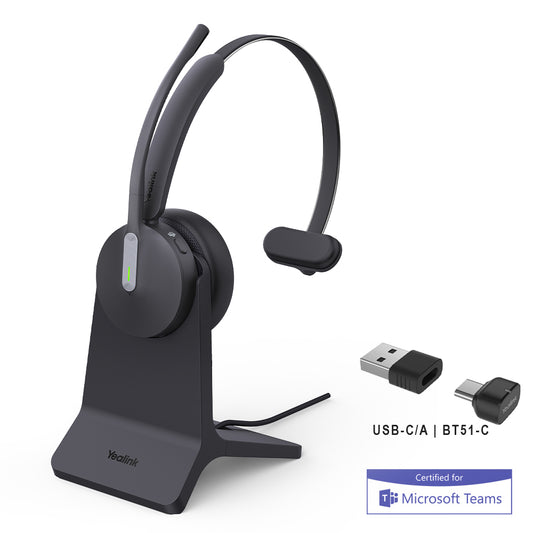 Yealink BH70 Mono with Stand Teams USB-C/A - 1208702