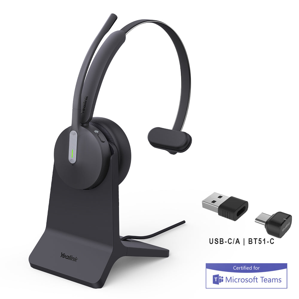 Yealink BH70 Mono with Stand Teams USB-C/A - 1208702