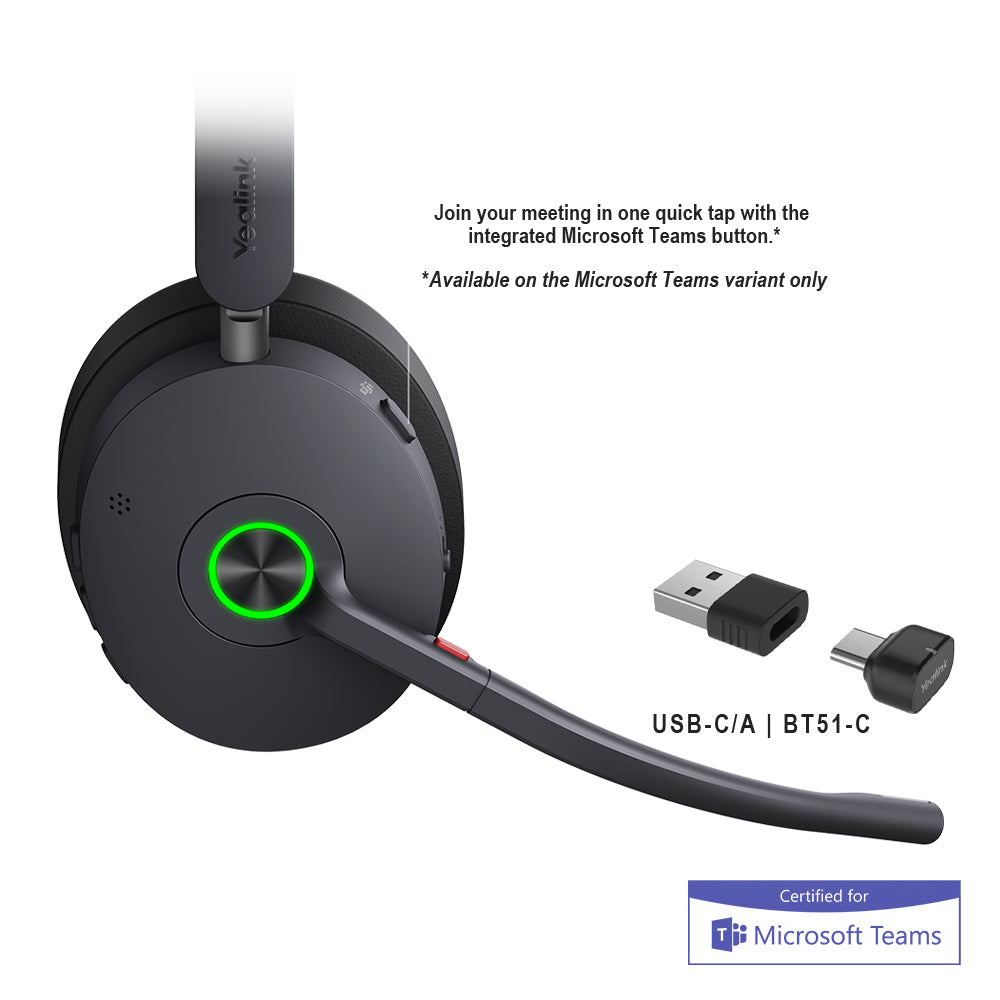 Yealink BH74 with Stand Teams USB-C/A - 1208682