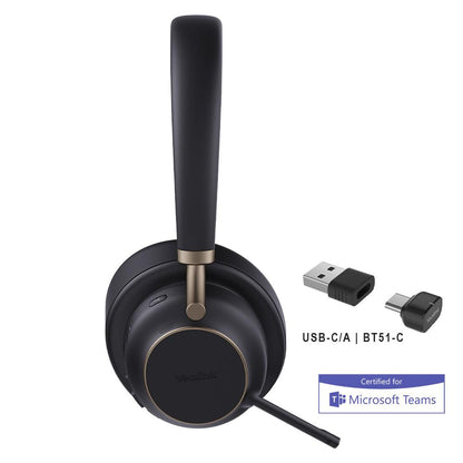 Yealink BH76 Plus Teams Black USB-C/A - 1208707