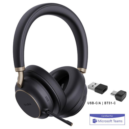 Yealink BH76 Plus with Charging Stand Teams Black USB-C/A - 1208699