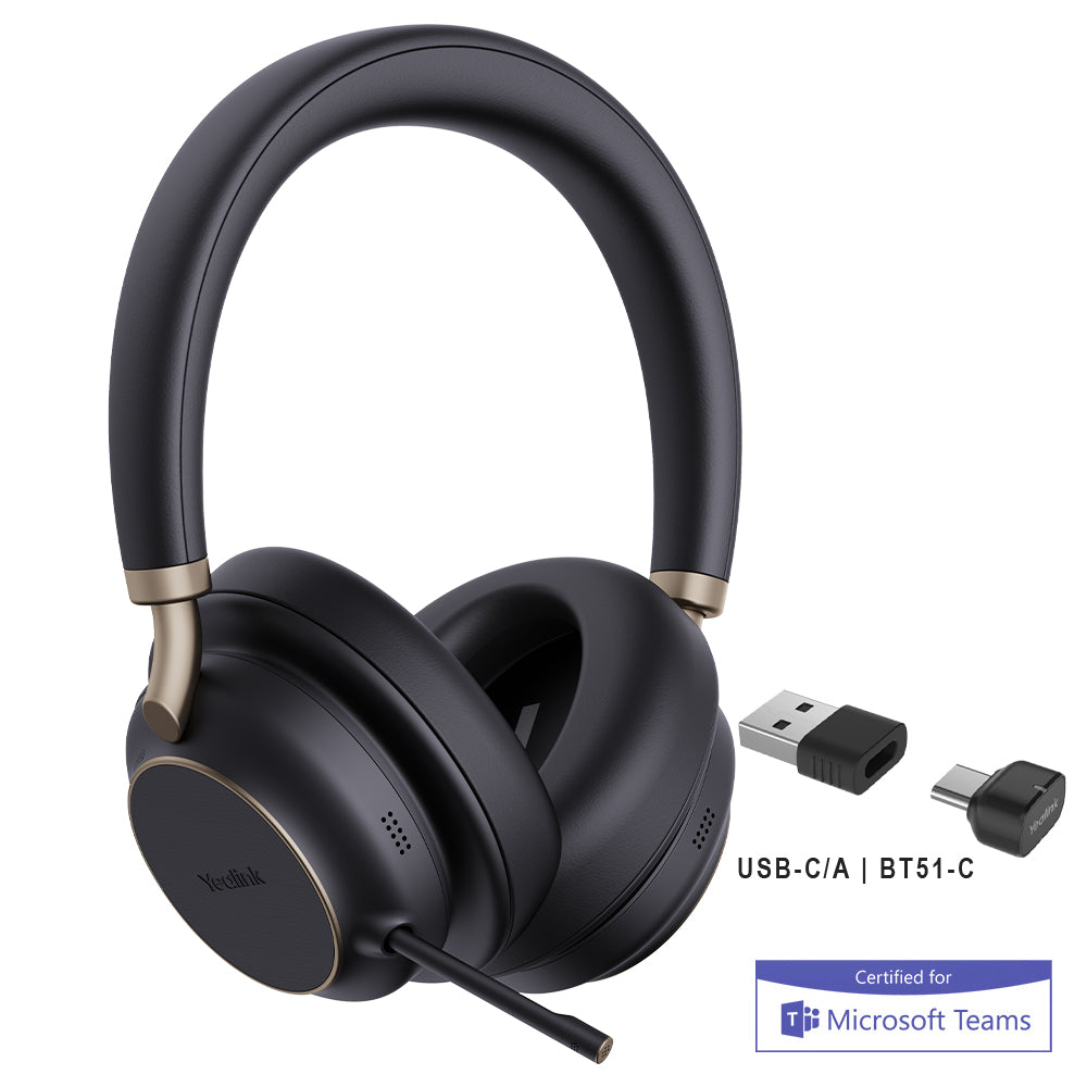 Yealink BH76 Plus Teams Black USB-C/A - 1208707