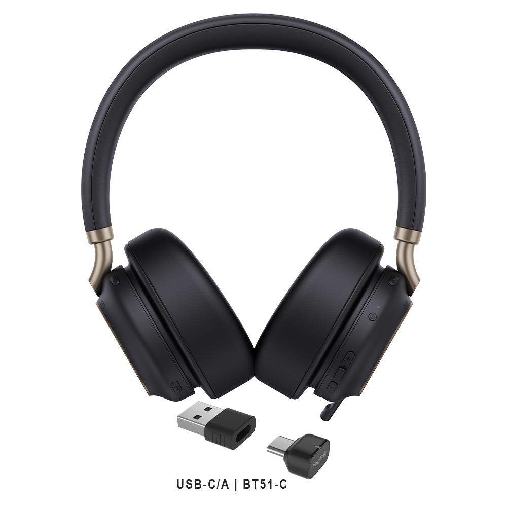 Yealink BH76 Plus with Charging Stand UC Black USB-C/A - 1208700