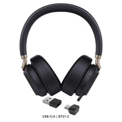 Yealink BH76 Plus with Charging Stand UC Black USB-C/A - 1208700