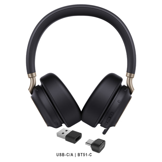 Yealink BH76 Plus UC Black USB-C/A - 1208708