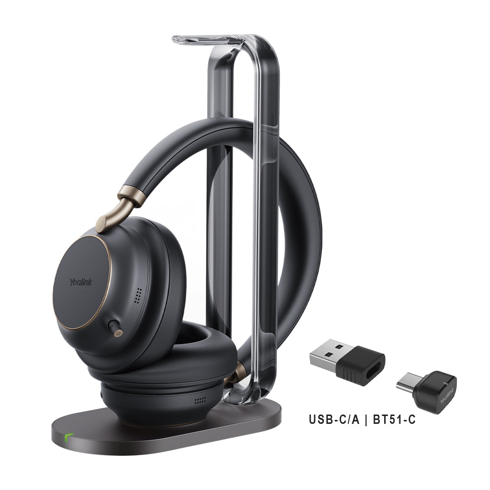 Yealink BH76 Plus with Charging Stand UC Black USB-C/A - 1208700