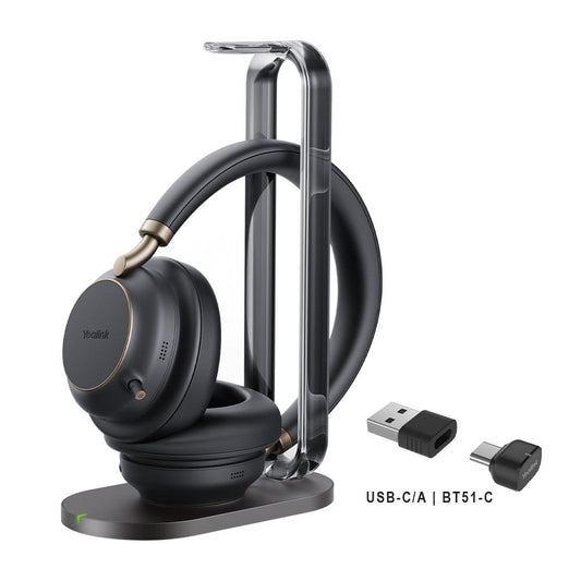 Yealink BH76 Plus with Charging Stand UC Black USB-C/A - 1208700
