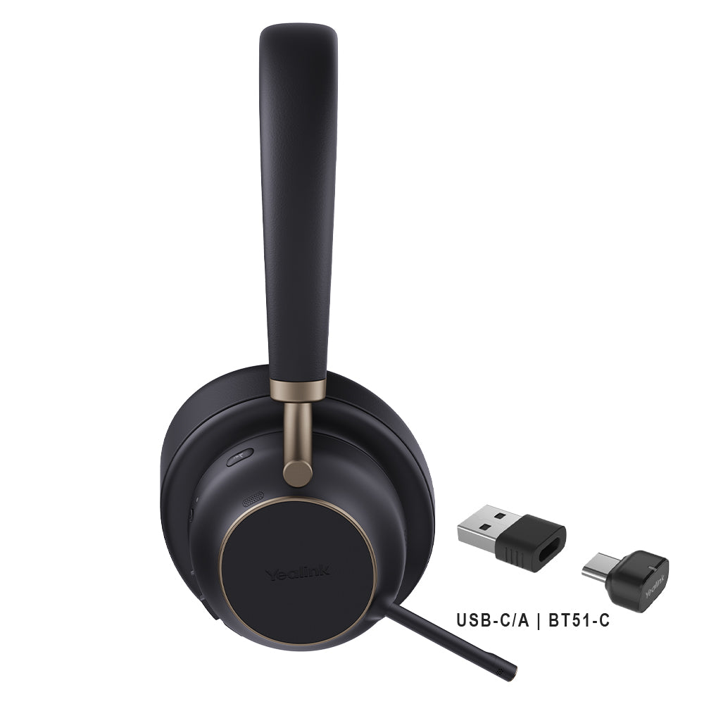 Yealink BH76 Plus UC Black USB-C/A - 1208708