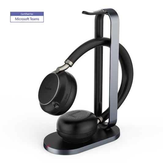 Yealink BH76 with Charging Stand Teams Black USB-C - 1208626