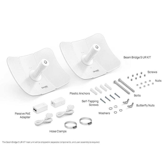 TP-Link Omada Beam Bridge 5 UR KIT Ultra-Range Wireless Bridge