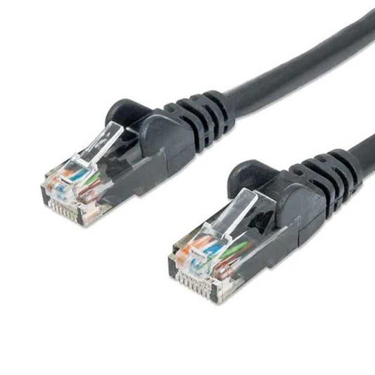 Intellinet Cat6 U/UTP Network Patch Cable, 1.5 m (5 ft.), Black - 342056