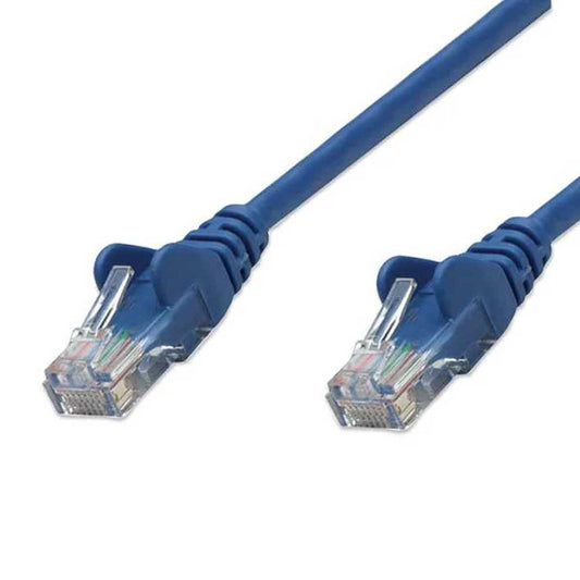Intellinet Cat6 U/UTP Network Patch Cable, 1.5 m (5 ft.), Blue - 342582