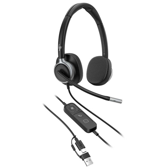 HP Poly Mission 625 Stereo USB Wired Headset (Bulk) - C01C6A6