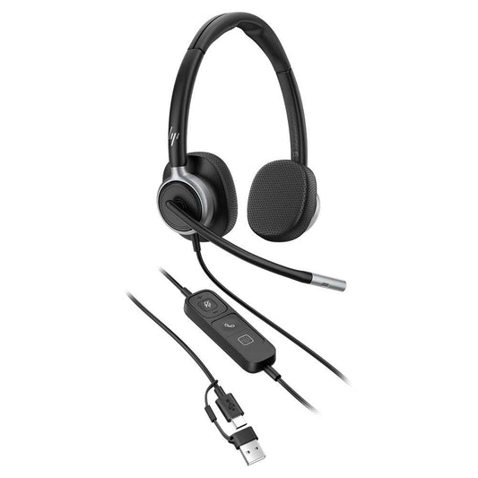 HP Poly Mission 625 Stereo USB Wired Headset - C01C6AA