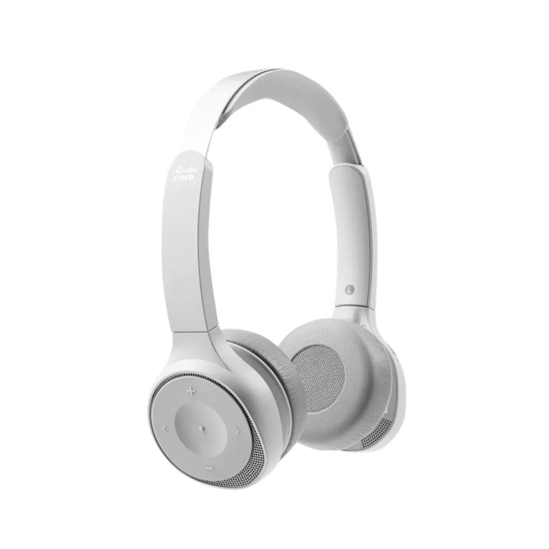 Cisco 730 Wireless Dual On-ear Headset USB-A Bundle - Platinum - HS-WL-730-BUNA-P