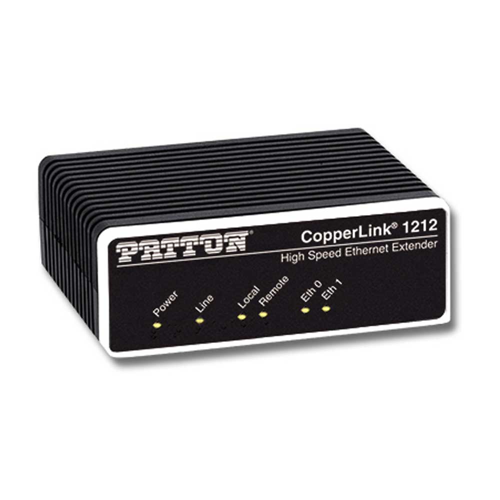 Patton CL1212A/TB/DC High Speed CopperLink Ethernet Extender, Terminal Block Line