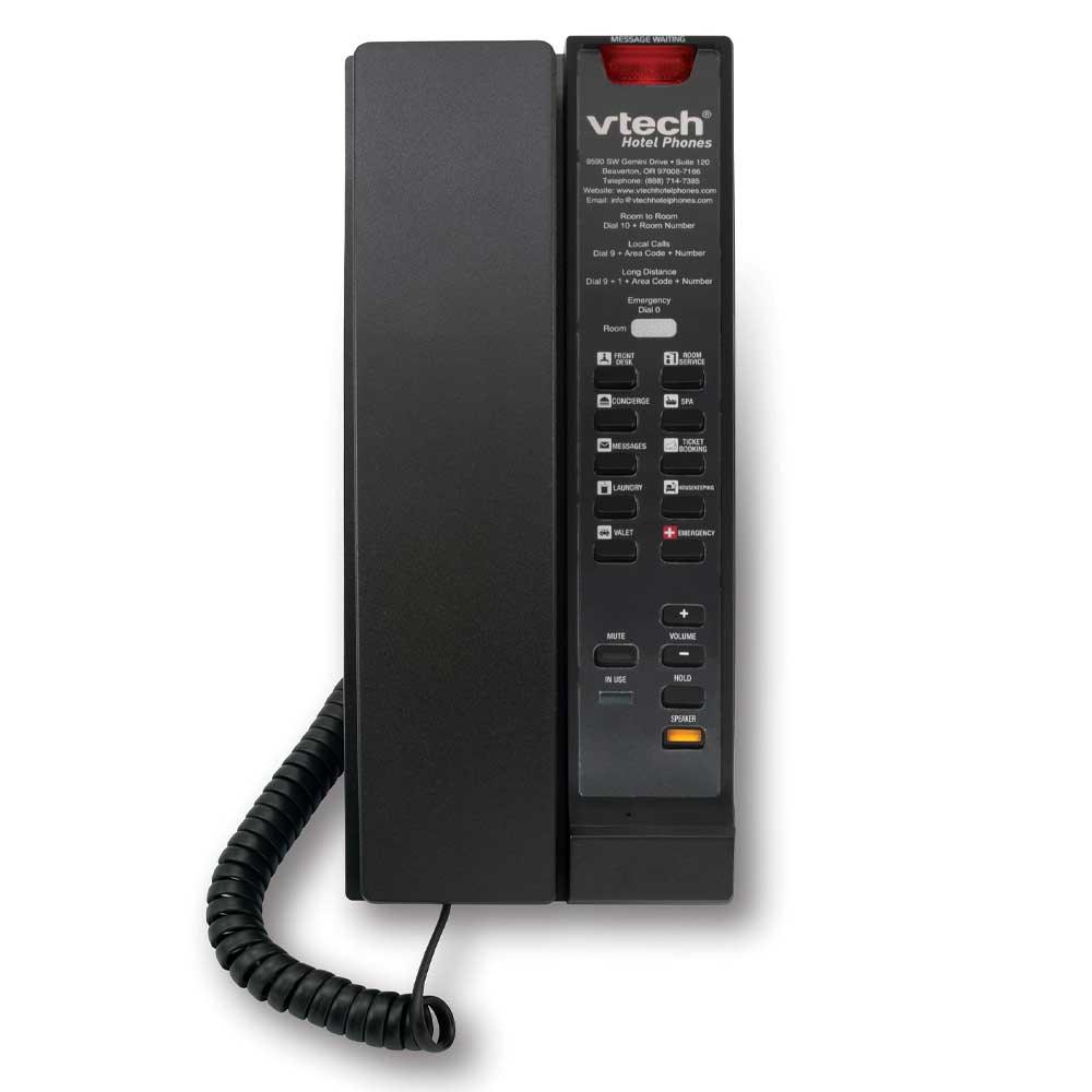 VTech Hospitality CTM-S2213 Matte Black - 80-H0G8-13-000 SIP Hotel Phone