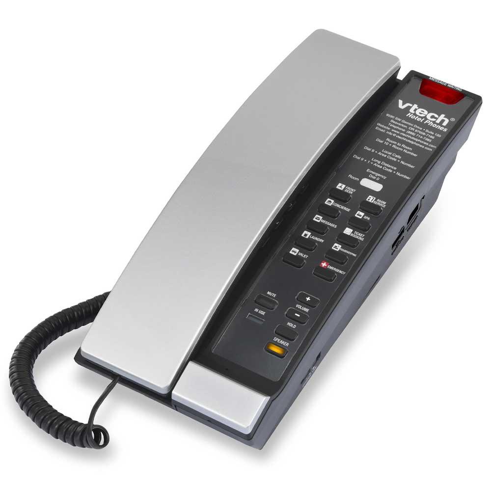 VTech Hospitality CTM-S2213 Silver and Black - 80-H0G8-00-000 SIP Hotel Phone