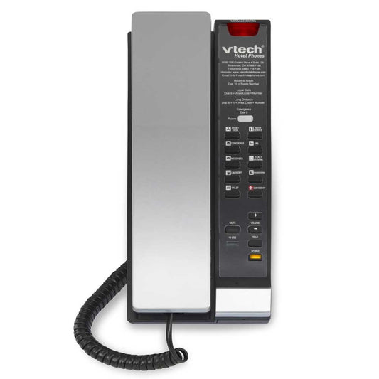 VTech Hospitality CTM-S2213 Silver and Black - 80-H0G8-00-000 SIP Hotel Phone