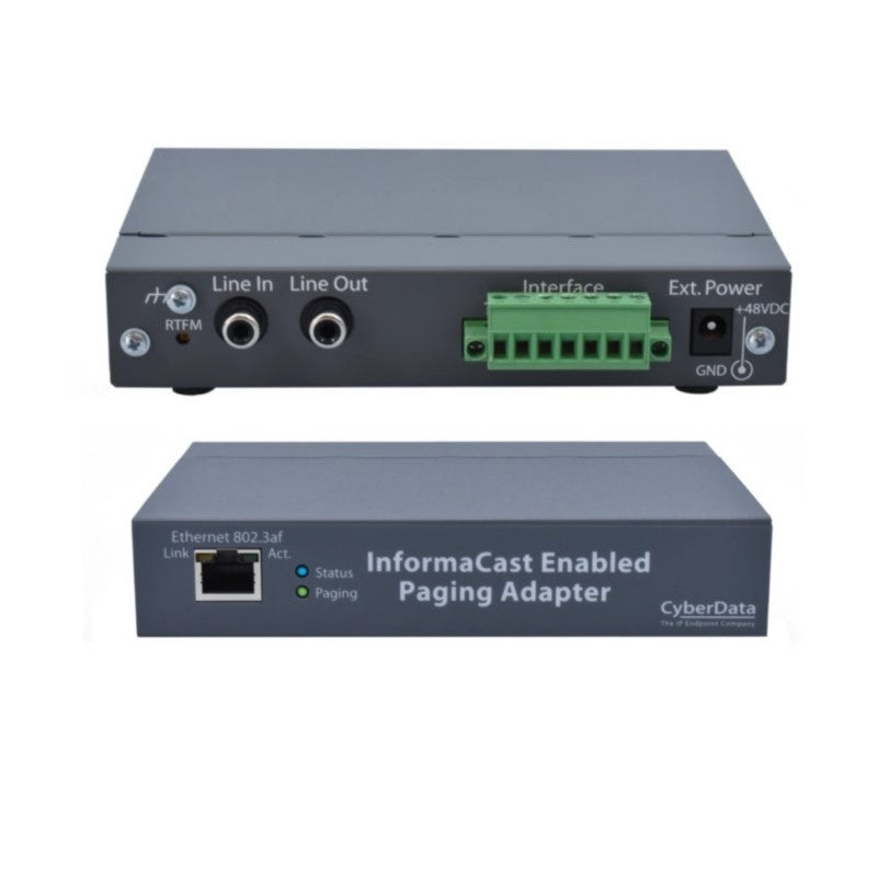 CyberData 011280 InformaCast Enabled Paging Adapter