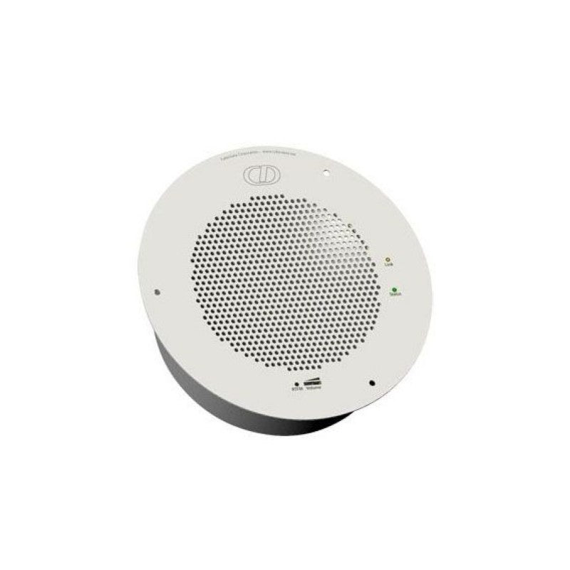 CyberData 011394 White SIP Speaker with Talk-back