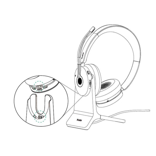 Yealink Charging Stand for BH74/WH68 Hybrid - 1308146