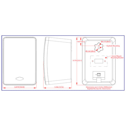 CyberData 011505 InformaCast Enabled Wall Mount Speaker