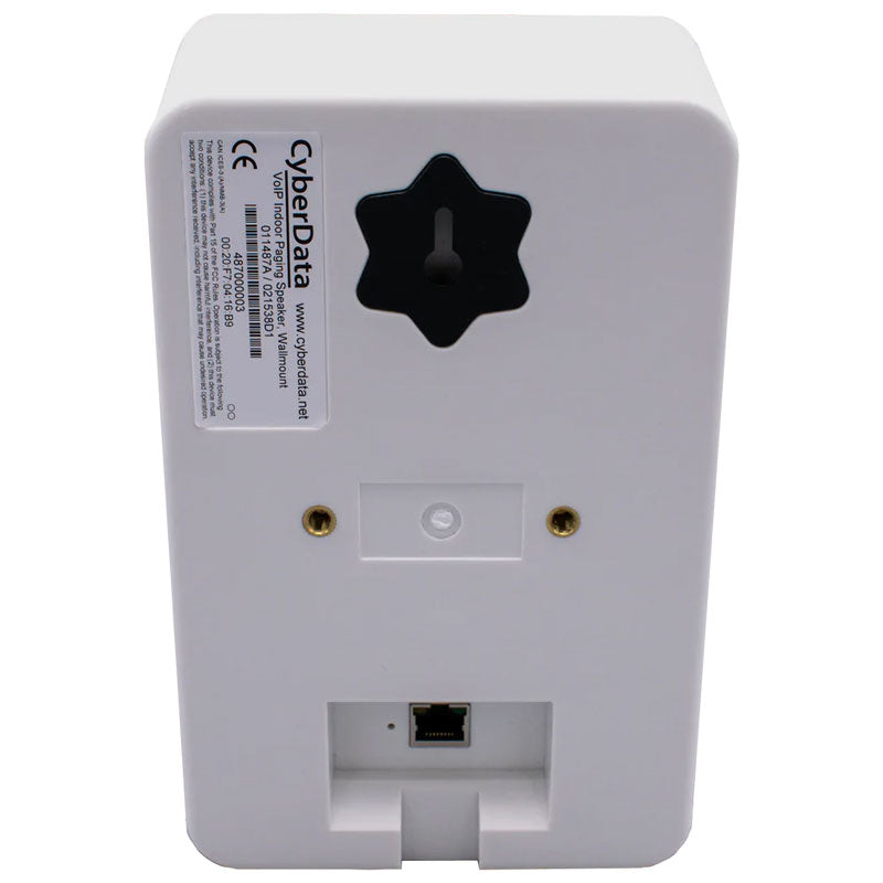 CyberData 011505 InformaCast Enabled Wall Mount Speaker