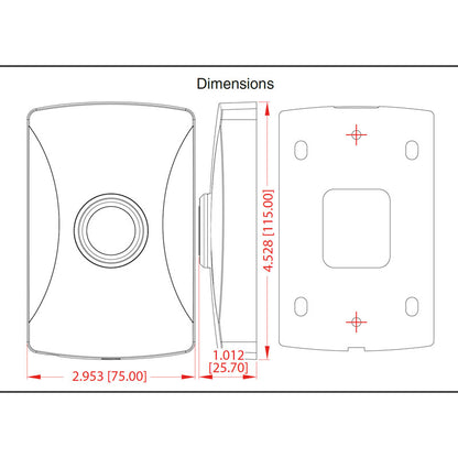 CyberData 011527 InformaCast Enabled WiFi Alert Button