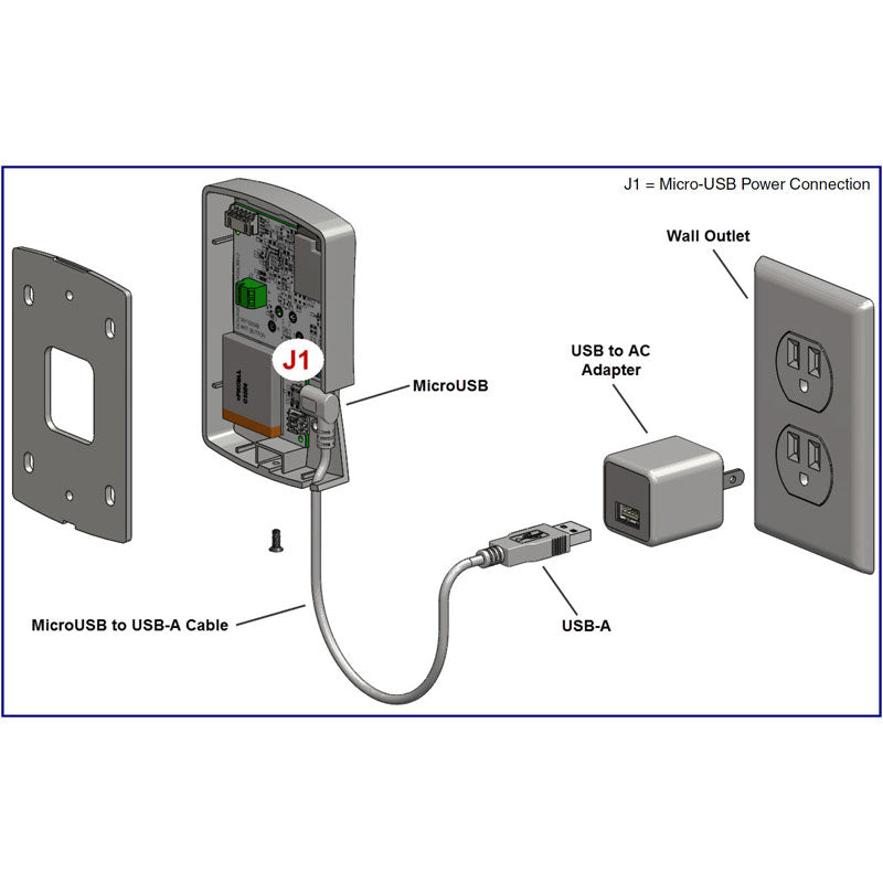 CyberData 011527 InformaCast Enabled WiFi Alert Button