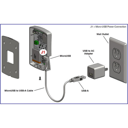 CyberData 011527 InformaCast Enabled WiFi Alert Button