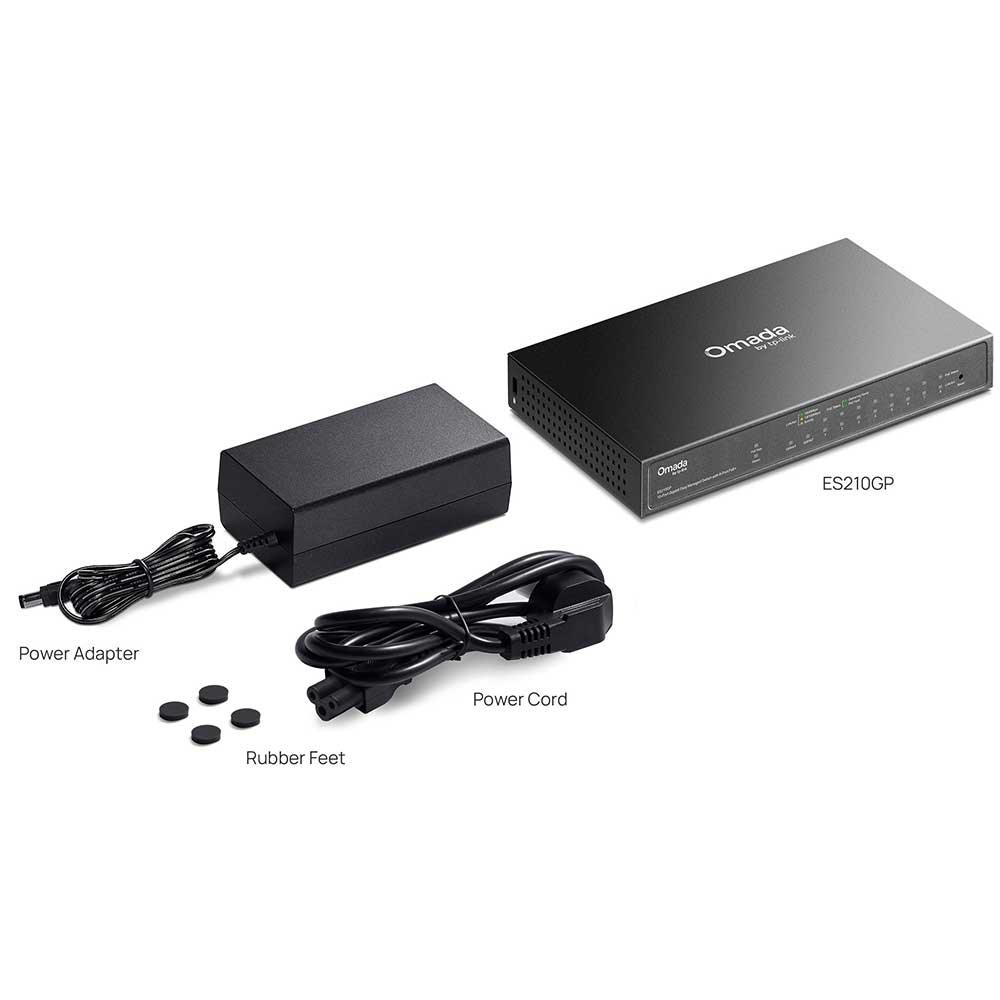 TP-Link Omada ES210GP Gigabit Easy Managed Switch with PoE+