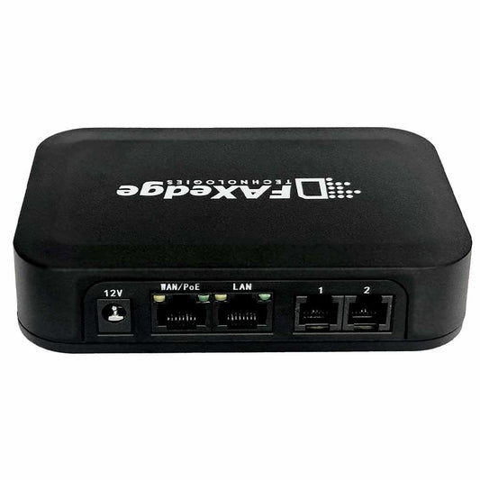 FAXedge FX-02P Analog Telephone Adapter with PoE