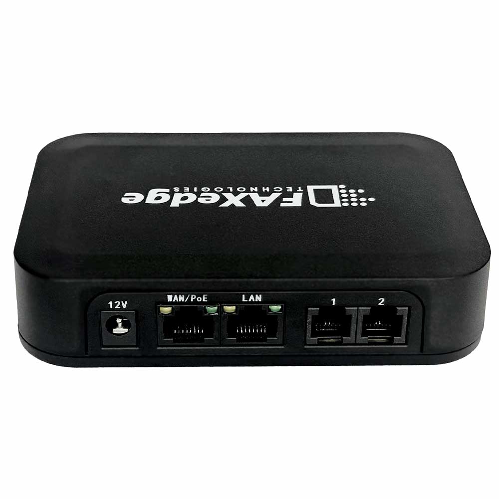 FAXedge FX-02P Analog Telephone Adapter with PoE