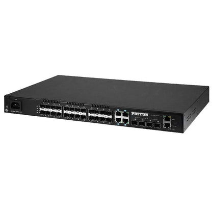 Patton FiberPlex FP2124R 24-Port Managed Ethernet Switch with Single DC PSU - FP2124R-SFP/4GE/410GE/DC