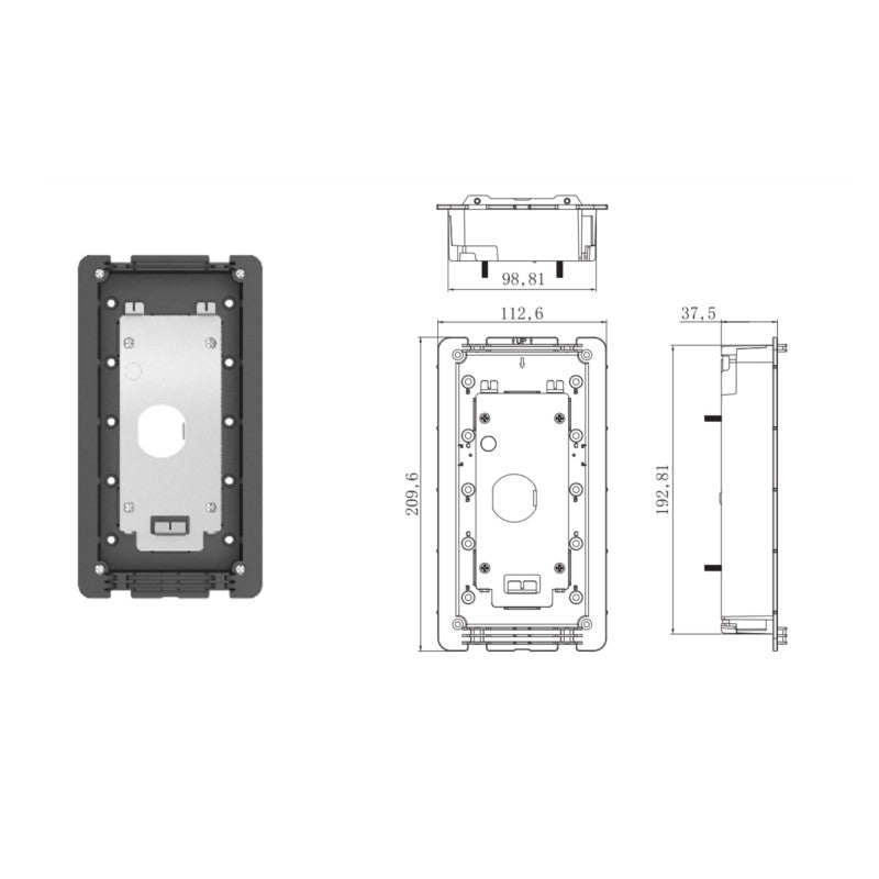 Grandstream In-Wall Mount Kit for the GDS37XX