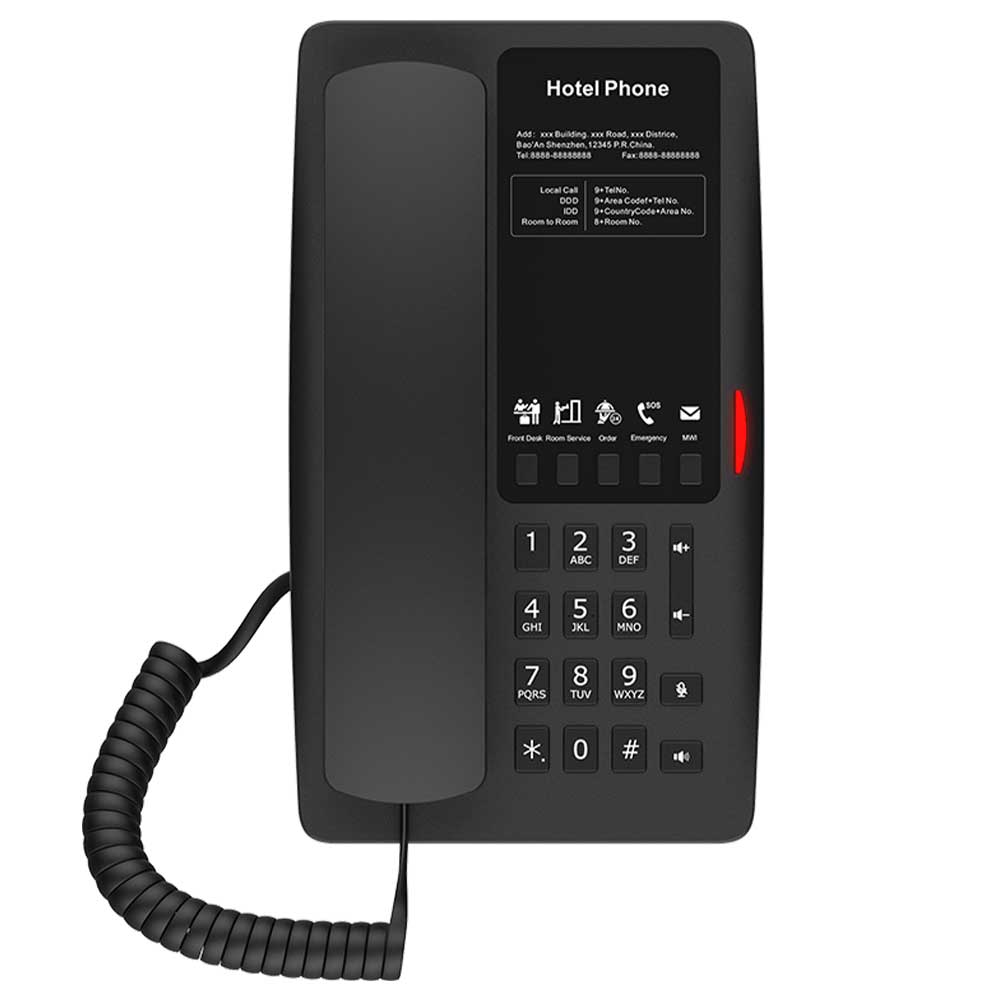 Fanvil H4W Black Hotel Wi-Fi IP Phone