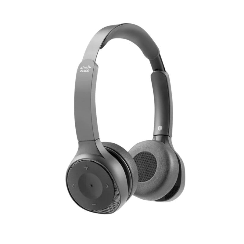 Cisco 730 Wireless Dual On-ear Headset USB-A Bundle - Carbon Black - HS-WL-730-BUNA-C