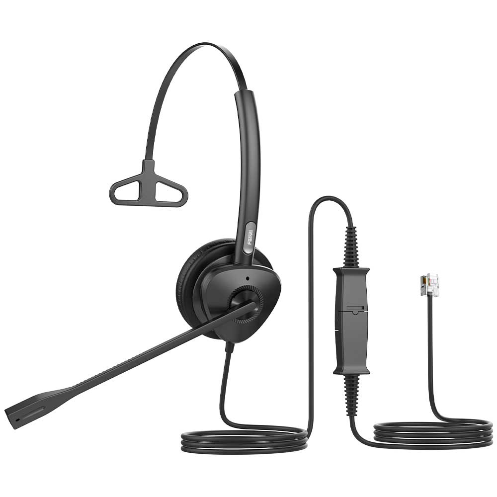Fanvil HT301 Mono-Ear RJ9 Wired Headset
